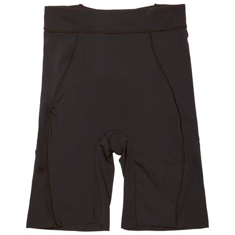 1/5新作!ハイウエストバッククロス骨盤サポートロングガートル単品(ブラック-M)