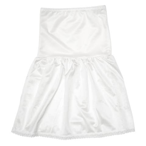 ワンカラーウエストメイクペチコート(ホワイト-M)