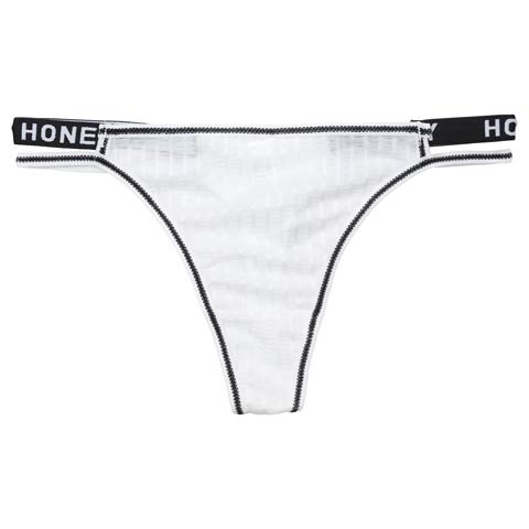 1/20再販!スポーティウエストロゴTバックショーツ単品(ホワイト-S)