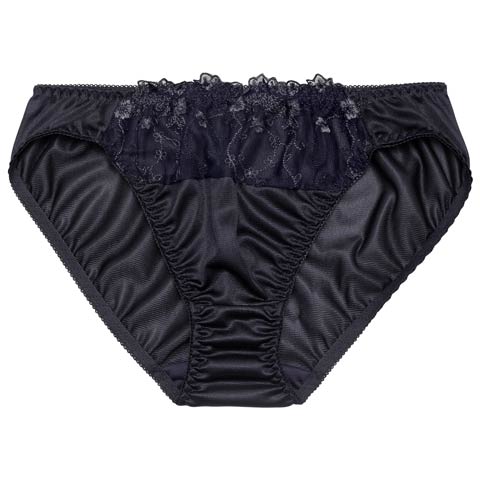 3/16新作!シンプルフルールエンブロイダリーフルバックショーツ単品［春セール］(ネイビー-M)