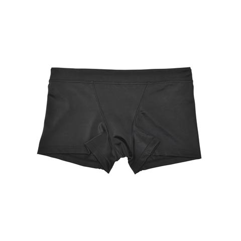 ストレッチバックギャザーショーツ単品(ブラック-M)