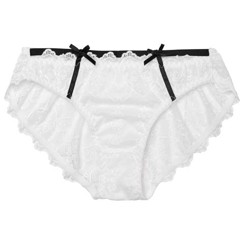 ヴィーナスシルエットレースフルバックショーツ単品[おそろいショーツ](ホワイト-M)