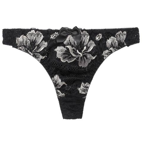 【12月頃再入荷決定★只今リクエスト募集中】マジェスティックフルールバック透けTバックショーツ単品[おそろいショーツ](グレー-M)