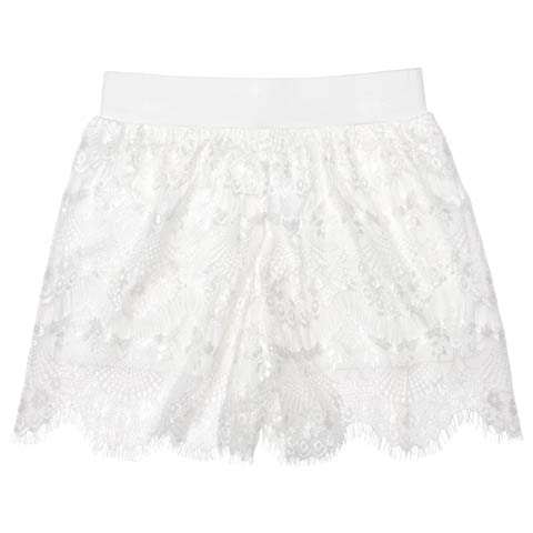 フリルレースペチパンツ［12H限定2］(ホワイト-M)