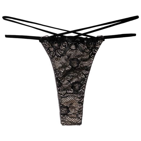 1/26新作!エターナルヌーディーレースバック透けTバックショーツ単品[おそろいショーツ](ブラック-M)