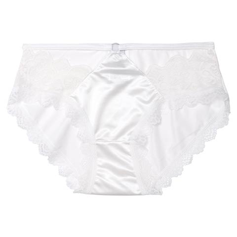 11/6再販!グロスレーシィコードフルバックショーツ単品(ホワイト-フリー)