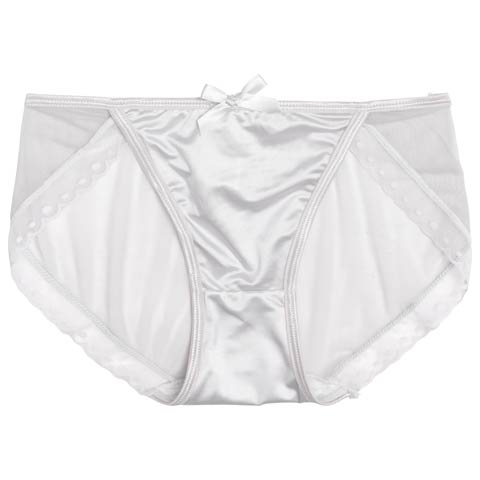 シアースカラップドットフルバックショーツ単品［12H限定2］(グレー-M)