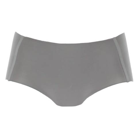 11/11再販!ワンカラーダスティシームレスフルバックショーツ単品(チャコール-M)