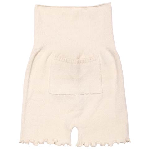 12/8新作!カイロポケット付き腹巻きパンツ(アイボリー-フリー)