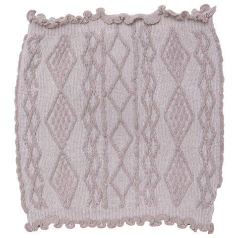 12/10新作!編柄腹巻き&ネックウォーマー(パープル-フリー)