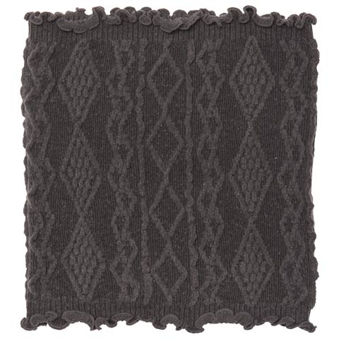 12/10新作!編柄腹巻き&ネックウォーマー(チャコール-フリー)