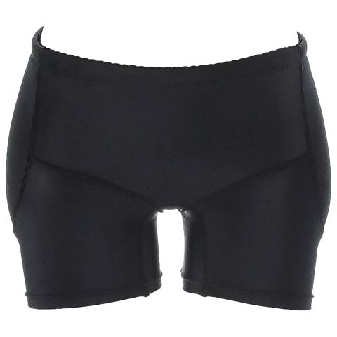 10/3新作!シンプルサイドヒップパッドショーツ単品(ブラック-S)