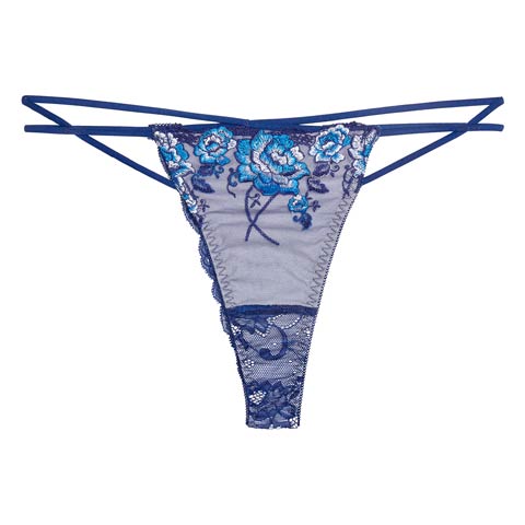 11/3新作!【Reinest】リュクスピオニークロスバック透け選べるショーツ[おそろいショーツ](ネイビー/Tバック-M)