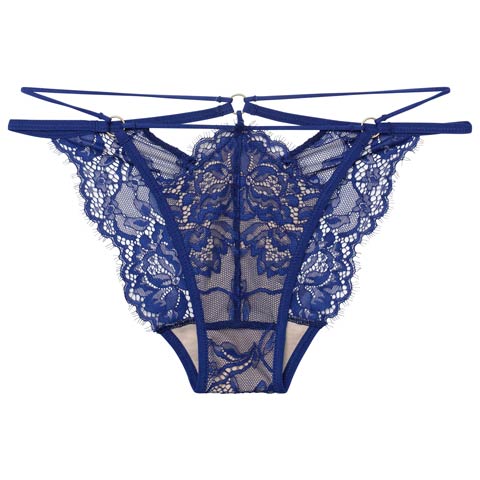 【予約:2/17頃より順次発送】2/13新作!【Reinest】アグレアーブルレースコードバック透け選べるショーツ[おそろいショーツ](ブルー/フルバック-M)