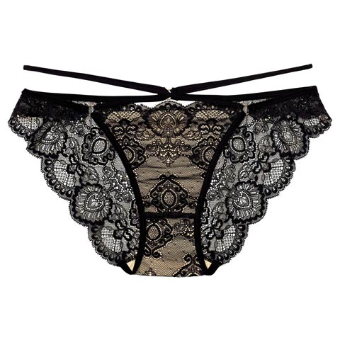 【12月頃再入荷決定★只今リクエスト募集中】【Reinest】グラマラスホールレーシィバック透け選べるショーツ[おそろいショーツ](ブラック/フルバック-M)