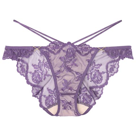 【Reinest】ヌーディパルフェバック透け選べるショーツ[おそろいショーツ](シアーパープル/フルバック-M)