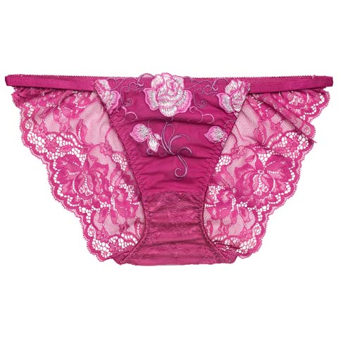 4/17新作!【Reinest】リュクスローズエンブロイダリーバック透け選べるショーツ[おそろいショーツ](ピンク/フルバック-M)