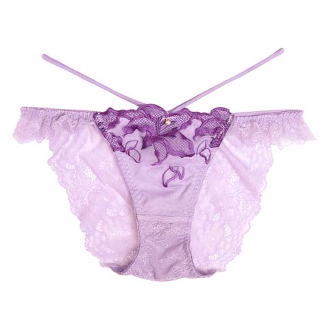 【Reinest】ノクターンブルームリリーバック透け選べるショーツ[おそろいショーツ]［週末セール］(パープル/フルバック-M)