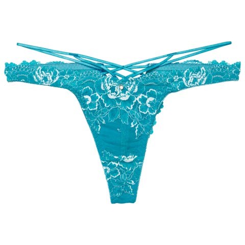 【Reinest】アクアオーシャンプルメリアバック透け選べるショーツ[おそろいショーツ]［週末セール］(ターコイズブルー/Tバック-M)