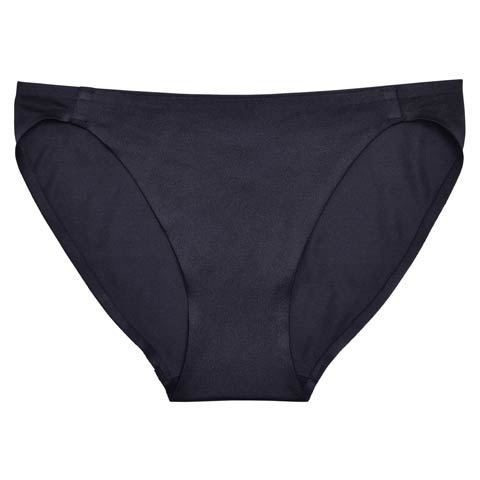 2/18新作!シームレス単品フルバックショーツ［猫セール］(ブラック-M)