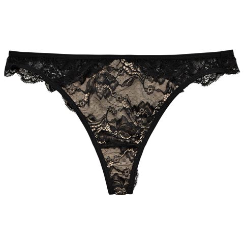 2/18新作!スフレ単品Tバックショーツ［猫セール］(ブラック-M)