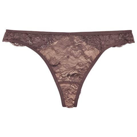 2/18新作!スフレ単品Tバックショーツ［猫セール］(ブラウン-M)