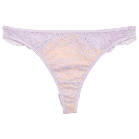 2/18新作!スフレ単品Tバックショーツ［猫セール］(ラベンダー-M)