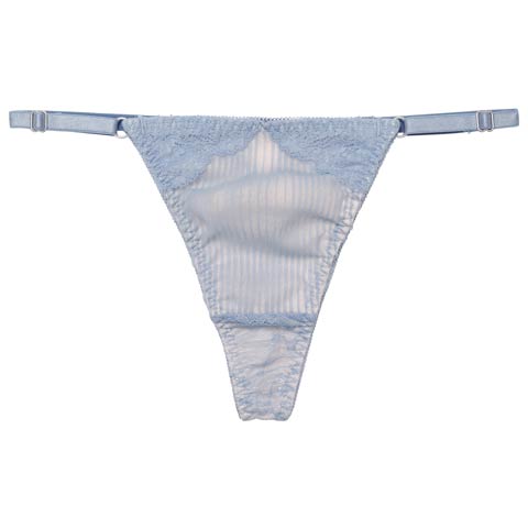 【Reinest】メロウプリーツレースアップバック透け選べるショーツ[おそろいショーツ](ブルーグレー/Tバック-M/ショーツM)