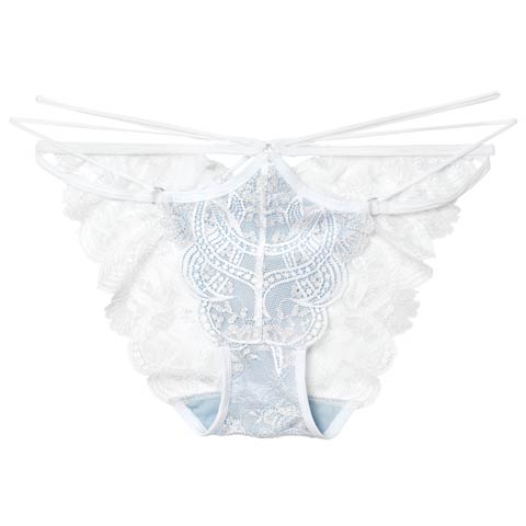 12/1新作!【Reinest】エレガントジュエルレースバック透け選べるショーツ[おそろいショーツ](ホワイト/フルバック-M)