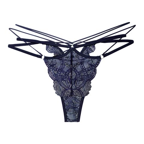12/1新作!【Reinest】エレガントジュエルレースバック透け選べるショーツ[おそろいショーツ](ネイビー/Tバック-M)