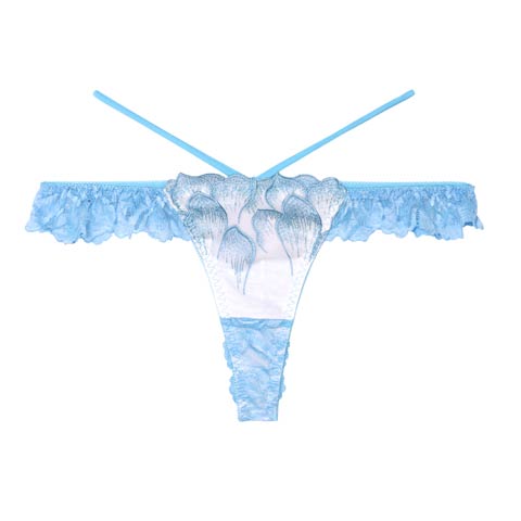 【Reinest】ルミエールペタルレーシーバック透け選べるショーツ[おそろいショーツ](サックス/Ｔバック-M/ショーツM)