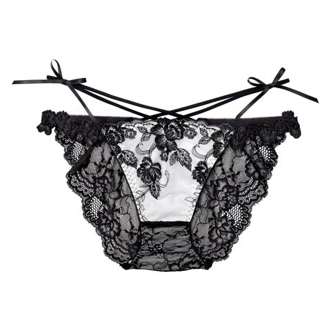 2/18新作!【Reinest】ラディアントブロッサムバック透け選べるショーツ[おそろいショーツ](ブラック/フルバック-M)