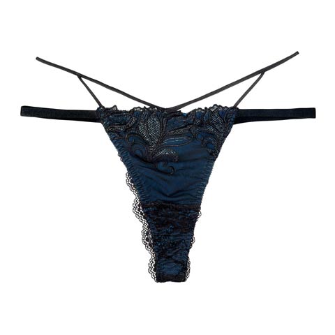 【Reinest】シャイニーフェザーリーフバック透け選べるショーツ[おそろいショーツ](ブラック/Ｔバック-M)