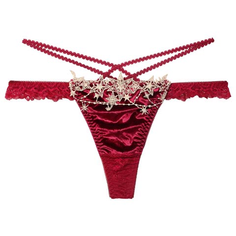 11/7新作!【永尾まりや着用】【Reinest】ノエルエトワールコードバック透け選べるショーツ[おそろいショーツ](レッド/Tバック-M)