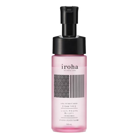 10/29再販!iroha INTIMATE WASH 【FOAM TYPE】ダマスクローズとゼラニウムの香り(ｶﾗｰ無-ｻｲｽﾞ無)