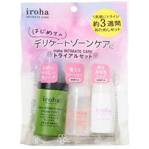 11/22再販!iroha INTIMATE CARE TRIAL SET(ｶﾗｰ無-ｻｲｽﾞ無)