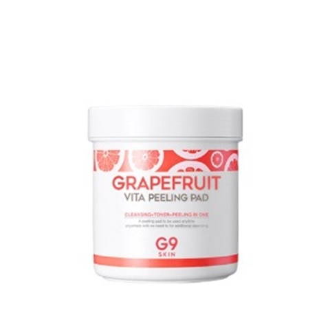 G9SKIN Grapefruit Vita Peeling Pad グレープフルーツピーリングパッド(ｶﾗｰ無)