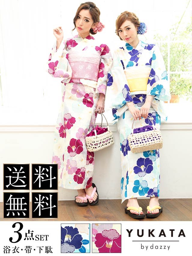 Ranzuki 8月号掲載 ツバキ模様浴衣3点セット 16年新作 Yukata By Dazzy 下着 ランジェリー ブラジャー通販のdrw ドロー Wc906