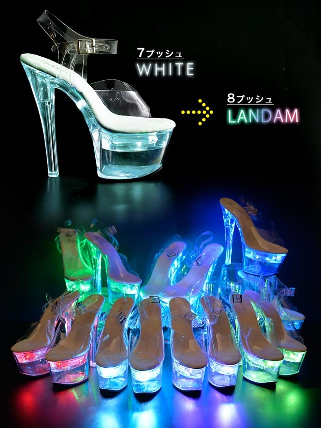 [17cmヒール]LUMINEON SANDAL 光るサンダル[2016ハロウィン]