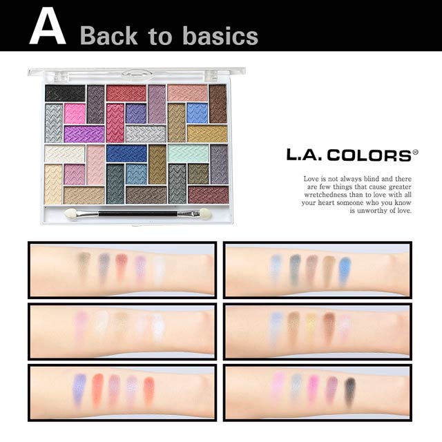 L.A. COLORS][全2色]LAカラーズ30色アイシャドー│下着・ランジェリー